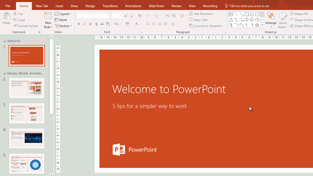 Fungsi Slide Microsoft PowerPoint
